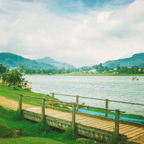 Gregory lake in Nuwara Eliya